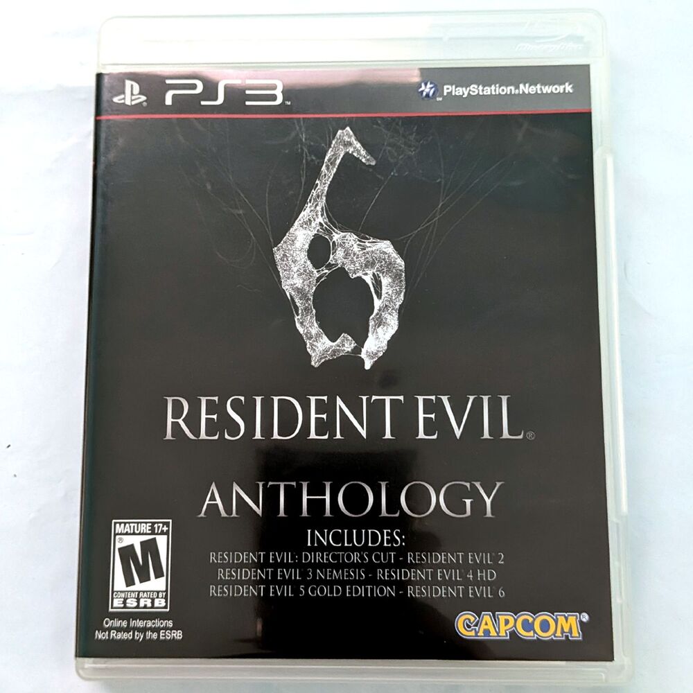 Resident Evil 6 Anthology 2012 Sony PlayStation 3 Video Game Capcom Collectible